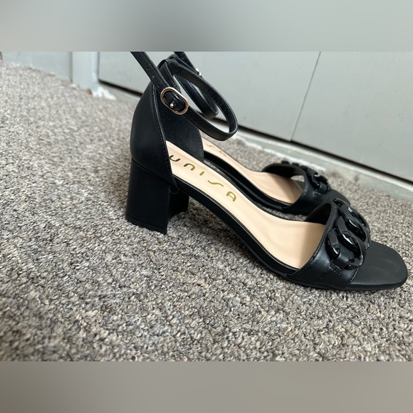 Unisa Black Strappy Heel - Picture 3 of 5